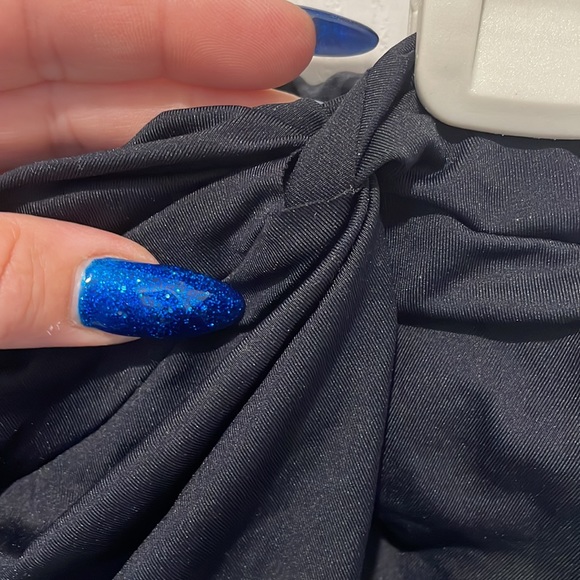 Anne Cole Signature Black bathing suit bottom size Large - Picture 3 of 7